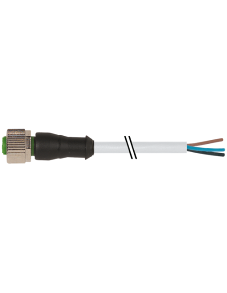 Złącze M12 z kablem 7000-12181-2330060 | Przewody i Złącza | Eshop Dopak | Wszystko dla Przemysłu