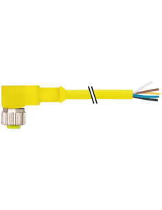 M12 żeńskie 90° do kabla AIDA 7030-12361-1260150 | Przewody i Złącza | Eshop Dopak | Wszystko dla Przemysłu