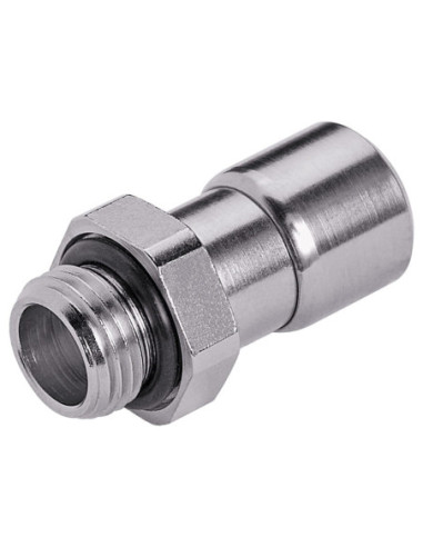 złączka wtykowa z zaworem GZ1/8'' pod wąż 6 (6/4)