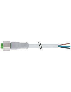 M12 żeńskie 0° do kabla F&B 7014-12181-2131000 | Przewody i Złącza | Eshop Dopak | Wszystko dla Przemysłu