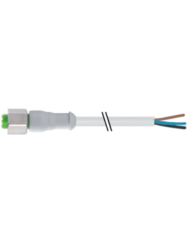 M12 żeńskie 0° do kabla F&B 7014-12181-2131000 | Przewody i Złącza | Eshop Dopak | Wszystko dla Przemysłu