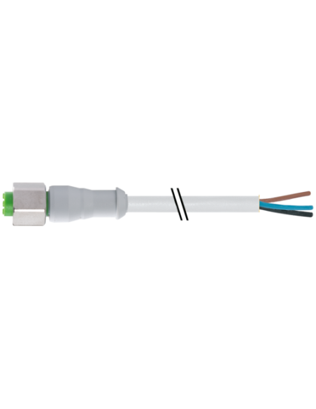 M12 żeńskie 0° do kabla F&B 7014-12181-2131000 | Przewody i Złącza | Eshop Dopak | Wszystko dla Przemysłu