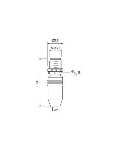 M12 damski 0° kod A. z kabel 7000-17001-2070300 | Przewody i Złącza | Eshop Dopak | Wszystko dla Przemysłu