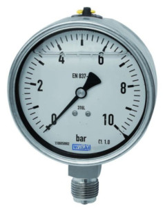 Manometr kwasoodporny glic. G1/2R, 160mm, 0-25bar | Przyrządy Pomiarowe | Eshop Dopak | Wszystko dla Przemysłu