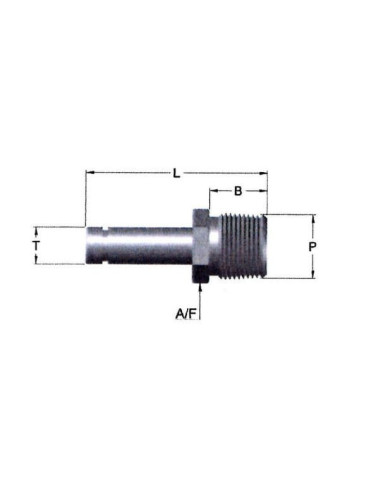Adapter do złączek wtykowych  R1/4 z, wtyk 12, ES | Pneumatyka | Eshop Dopak | Wszystko dla Przemysłu