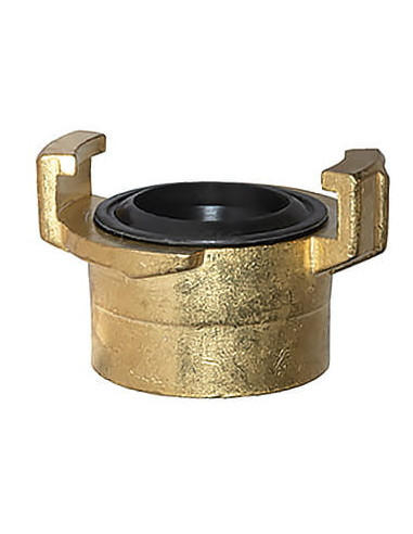 Złącze kłowe GEKA 40 mm Karasto, złącze z gwintem wewnętrznym G 1/4 GW, mosiądz