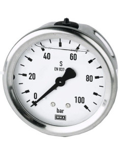 Manometr glicerynowy aksjalny 0-10 bar, M12x1,5, 63 mm | Przyrządy Pomiarowe | Eshop Dopak | Wszystko dla Przemysłu