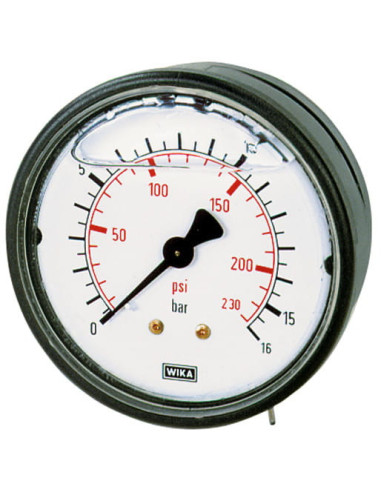 Manometr glicerynowy aksjalny 0-10 bar, G 1/4, 63 mm | Przyrządy Pomiarowe | Eshop Dopak | Wszystko dla Przemysłu