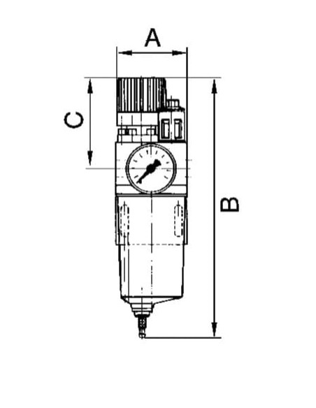 Kombiblok G1/4w, 0,5-10bar | Pneumatyka | Eshop Dopak | Wszystko dla Przemysłu