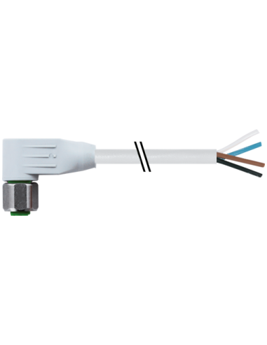 Kabel żeński M12 90° do kabla F&B 7014-13261-2015000 | Przewody i Złącza | Eshop Dopak | Wszystko dla Przemysłu