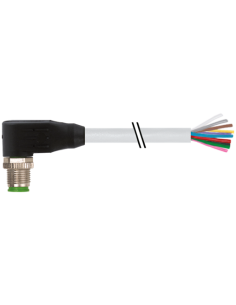 M12 męski 90° na kabel 7000-19021-3010150 | Przewody i Złącza | Eshop Dopak | Wszystko dla Przemysłu