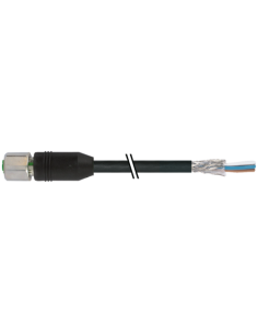 Kabel M12 żeńskie 0° do kabla V4A 7004-19341-7060300 | Przewody i Złącza | Eshop Dopak | Wszystko dla Przemysłu