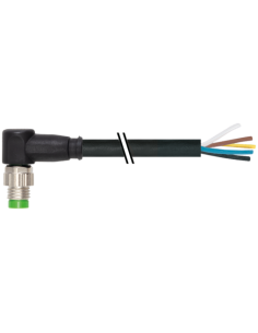 M8 damski 90° na kabel 7000-08911-6950500 | Przewody i Złącza | Eshop Dopak | Wszystko dla Przemysłu