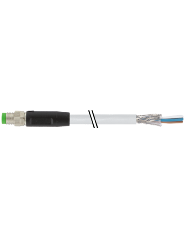 Złącze męskie M8 0° do kabla, ekranowane 7000-08701-2401000 | Przewody i Złącza | Eshop Dopak | Wszystko dla Przemysłu