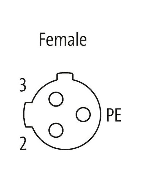 Złącze żeńskie M12 0° z kablem 3p. Podwójny wpust 7000-20111-6361000 | Przewody i Złącza | Eshop Dopak | Wszystko dla Przemysłu