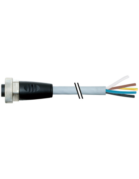 Konektor 7/8" żeński, prosty z wolnymi kablami 7000-78021-9612000 | Przewody i Złącza | Eshop Dopak | Wszystko dla Przemysłu