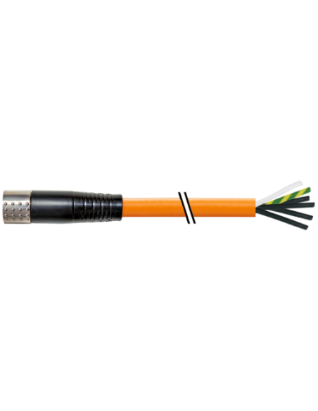 MQ15-X-Power żeński 0° ekranowany z kablem 7000-P8321-P111000 | Przewody i Złącza | Eshop Dopak | Wszystko dla Przemysłu