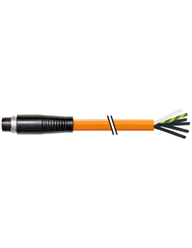 MQ15-X-Power z kablem 0° dla kabla 7000-P8301-P111000 | Przewody i Złącza | Eshop Dopak | Wszystko dla Przemysłu