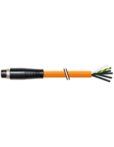 MQ15-X-Power z kablem 0° dla kabla 7000-P8301-P111000 | Przewody i Złącza | Eshop Dopak | Wszystko dla Przemysłu