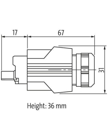 Konektor Push Pull Power do kabla prywatnego 7000-99621-9621000 | Przewody i Złącza | Eshop Dopak | Wszystko dla Przemysłu