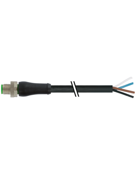 M12 Power z kodowaniem S, męski 0° na kabel 7000-P6201-P060500 | Przewody i Złącza | Eshop Dopak | Wszystko dla Przemysłu