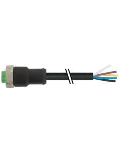Kabel Konektor Mini 7/8" podłączony do kabla wełnianego 7700-A5021-UMD1500 | Przewody i Złącza | Eshop Dopak | Wszystko dla Prze