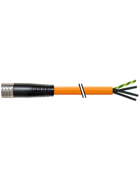 MQ15-X-Power żeński 0° ekranowany z kablem 7000-P8021-P121000 | Przewody i Złącza | Eshop Dopak | Wszystko dla Przemysłu