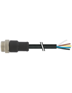 Konektor Mini 7/8" męski, prosty do wolnego kabla 7700-A5001-UMD1000 | Przewody i Złącza | Eshop Dopak | Wszystko dla Przemysłu