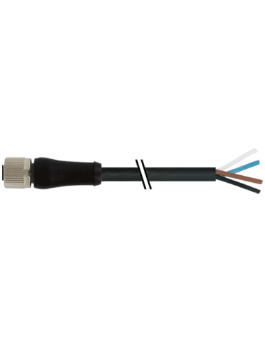 M12 Power kod L. żeńskiego 4p. Kabel 0° z 7000-P4121-P071000 | Przewody i Złącza | Eshop Dopak | Wszystko dla Przemysłu