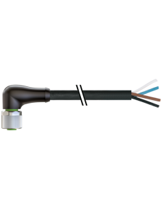 Złącze M12 Power S-kodowanie żeńskie 90° z kablem 7000-P6231-P060500 | Przewody i Złącza | Eshop Dopak | Wszystko dla Przemysłu
