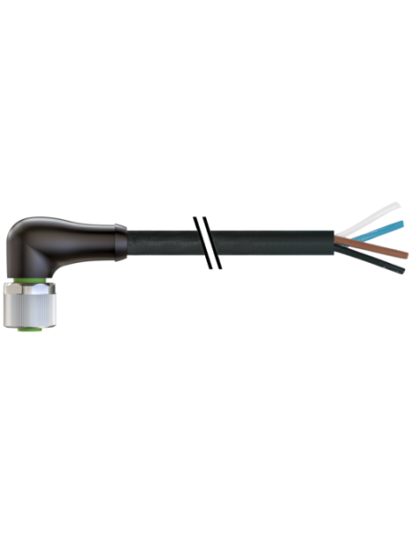 Złącze M12 Power S-kodowanie żeńskie 90° z kablem 7000-P6231-P060500 | Przewody i Złącza | Eshop Dopak | Wszystko dla Przemysłu