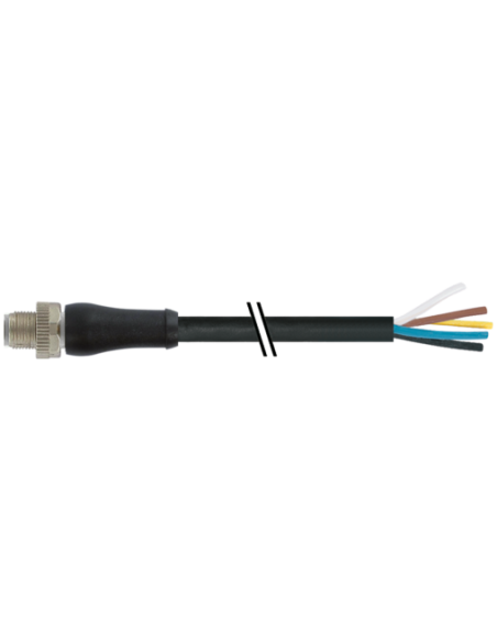 Złącze M12 Zasilanie, kodowanie L, 5-pinowe. męskie 0° do przewodu 7000-P4201-P040200 | Przewody i Złącza | Eshop Dopak | Wszyst