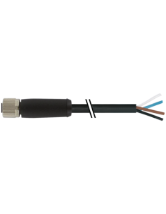 Połączenie z M12 L-code. 4pol. żeńskie 0° do kabla 7000-P4121-P370150 | Przewody i Złącza | Eshop Dopak | Wszystko dla Przemysłu
