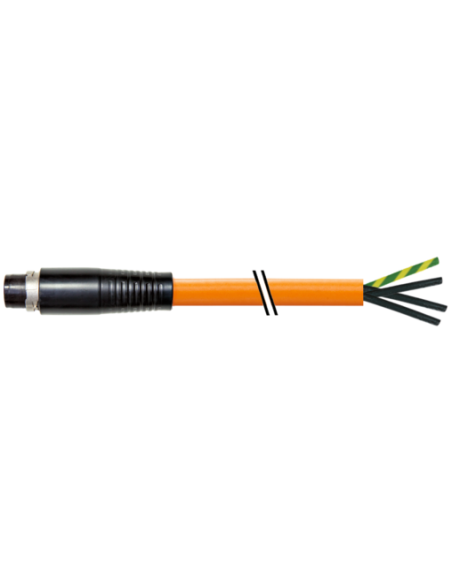 MQ15-X-Power z kablem 0° dla kabla 7000-P8001-P121000 | Przewody i Złącza | Eshop Dopak | Wszystko dla Przemysłu