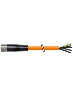 MQ15-X-Power żeński 0° ekranowany z kablem 7000-P8321-P110500 | Przewody i Złącza | Eshop Dopak | Wszystko dla Przemysłu