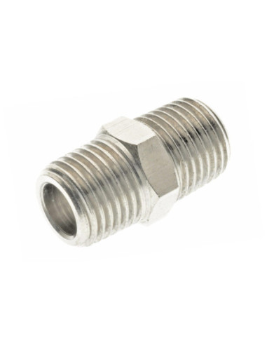 Nypel redukcyjny gwintowany BSPT R 1/2 GZ - NPT 1/2 GZ, mosiądz niklowany | Hydraulika | Eshop Dopak | Wszystko dla Przemysłu