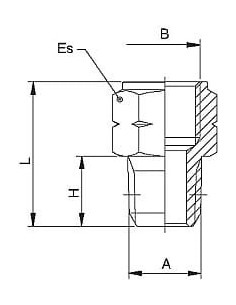 Adapter redukcyjny gwintowany G 1/4 GW (BSP) - NPTF 1/4 GZ | Hydraulika | Eshop Dopak | Wszystko dla Przemysłu