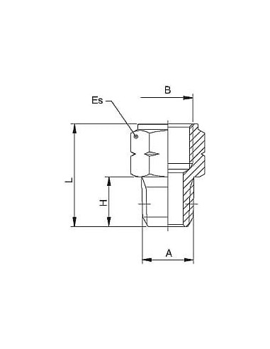 Adapter redukcyjny gwintowany G 1/4 GW (BSP) - NPTF 1/4 GZ | Hydraulika | Eshop Dopak | Wszystko dla Przemysłu