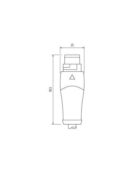 MQ15 męski 0° na kabel 600V AC typ 3 7000-P8201-P160030 | Przewody i Złącza | Eshop Dopak | Wszystko dla Przemysłu