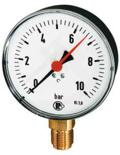 Wakuometr radialny -1/0 bar, M20x1,5, 160 mm | Przyrządy Pomiarowe | Eshop Dopak | Wszystko dla Przemysłu