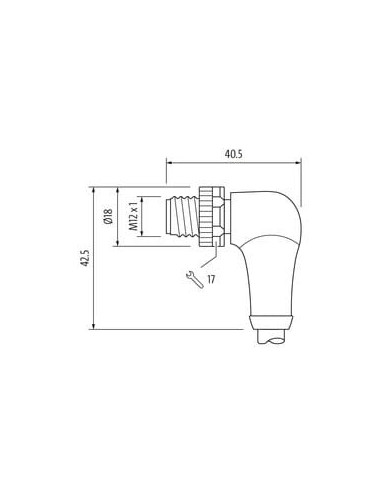 M12 Power z kodowaniem S, męski 90° na kabel 7000-P6211-P360150 | Przewody i Złącza | Eshop Dopak | Wszystko dla Przemysłu