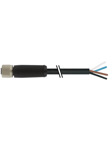 M12 Power kod L. 4pol. żeński 0° do kabla 7000-P4121-P371000 | Przewody i Złącza | Eshop Dopak | Wszystko dla Przemysłu