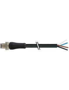 Konektor M12 Power Kod L.męski 0° na wolny kabel 7000-P4101-P070030 | Przewody i Złącza | Eshop Dopak | Wszystko dla Przemysłu