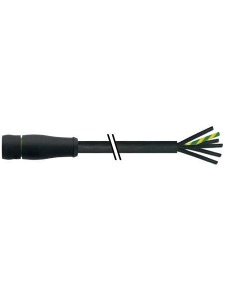 MQ15 żeński 0° z kablem 7000-P8121-P730500 | Przewody i Złącza | Eshop Dopak | Wszystko dla Przemysłu