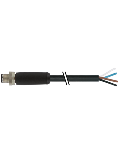 Konektor M12 Power Kod L. męski 0° na wolny kabel 7000-P4101-P370500 | Przewody i Złącza | Eshop Dopak | Wszystko dla Przemysłu