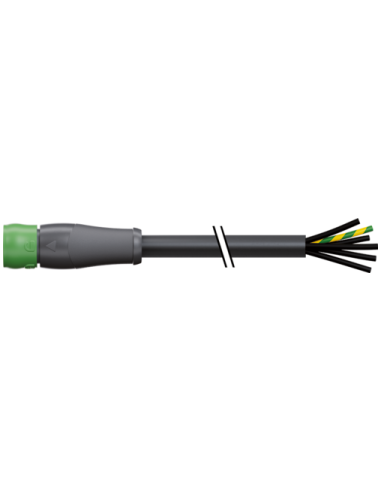 MQ15 żeński 0° z kablem 7000-P8128-P630100 | Przewody i Złącza | Eshop Dopak | Wszystko dla Przemysłu