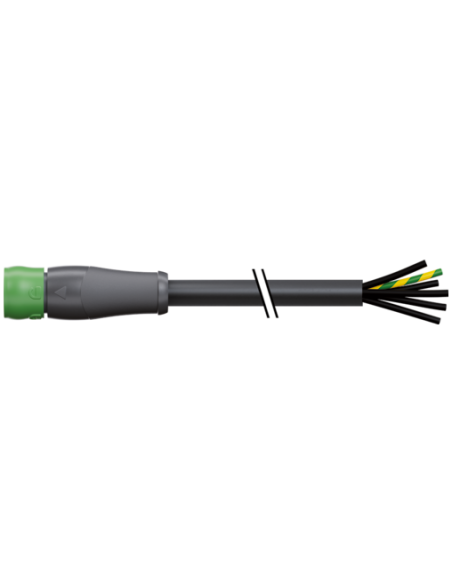 MQ15 żeński 0° z kablem 7000-P8128-P630100 | Przewody i Złącza | Eshop Dopak | Wszystko dla Przemysłu