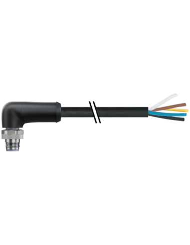 Złącze M12 Zasilanie, kodowanie L, 5-pinowe. męskie 90° do kabla 7000-P4211-P040300 | Przewody i Złącza | Eshop Dopak | Wszystko