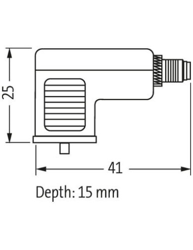 Adapter zaworowy MSUD typ C 8mm/M8 7000-88975-0000000 | Przewody i Złącza | Eshop Dopak | Wszystko dla Przemysłu