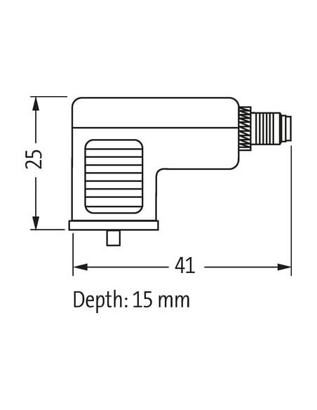 Adapter zaworowy MSUD typ C 8mm/M8 7000-88975-0000000 | Przewody i Złącza | Eshop Dopak | Wszystko dla Przemysłu